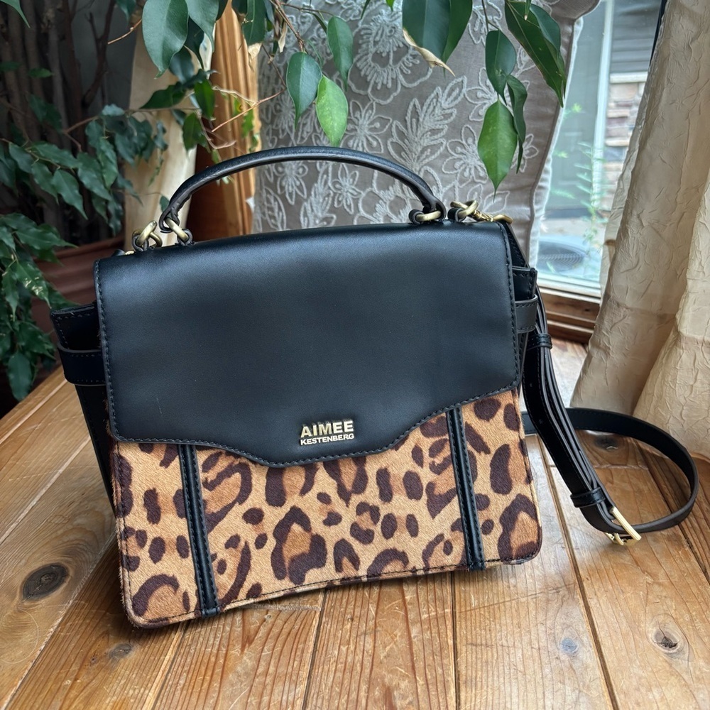 Aimee Kestenberg Leopard Print Crossbody Bag